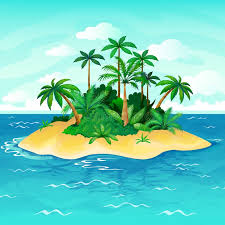 an island
